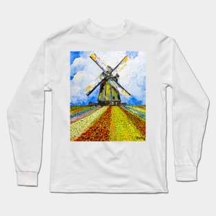 Windmill. Holland Long Sleeve T-Shirt